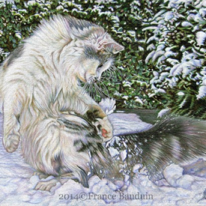 Cat-ching Snowballs - 39 hours
Artists grey paper
7.5" x 11"
First Place Winter Art competition
by Artists Papers 2017
First Place Strathmore
"Wonders of Winter" 2014 Cat-ching Snowballs - 39 hours
Artists grey paper
7.5" x 11"
First Place Winter Art competition
by Artists Papers 2017
First Place Strathmore
"Wonders of Winter" 2014